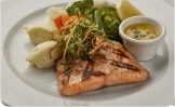Grilled salmon